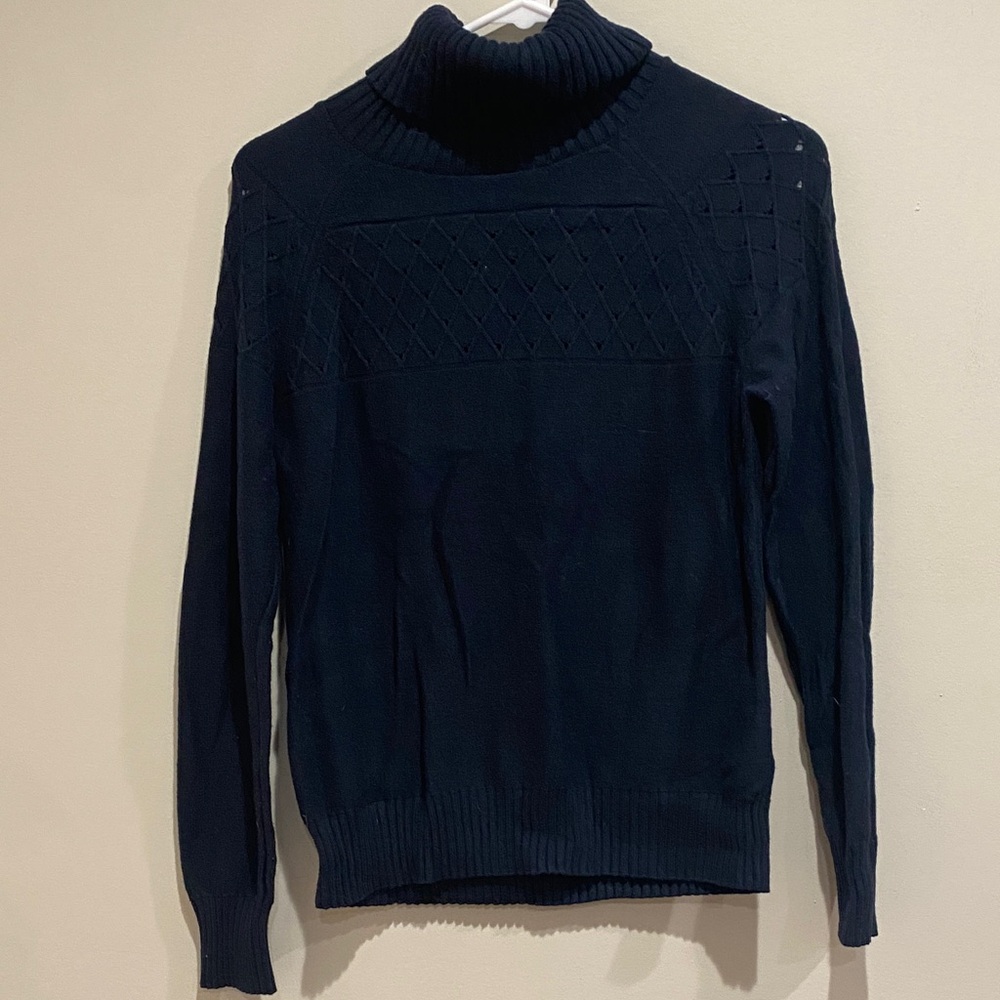 Banana Republic Women’s Dark Blue Turtleneck Sweater